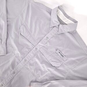 Columbia PFG Long Sleeve Shirt Men's Medium Omni-Shade FM7074 Fishing‎ Outdoor